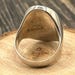 Vintage sterling silver signet ring — view 8 of 18