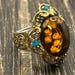Art nouveau sterling silver ring — view 7 of 15