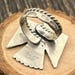 Leroy James sterling silver ring, Leroy James hallmark — view 8 of 10