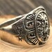 Vintage sterling silver signet ring — view 3 of 18