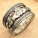 Vintage sterling silver ring, j b hallmark — view 1 of 10