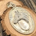 Vintage sterling silver pendant — view 8 of 17