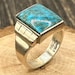 Vintage Robert Sherman sterling silver signet ring, r sherman hallmark — view 10 of 14
