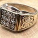 Art nouveau sterling silver ring — view 3 of 10