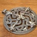 Mid century Kaunis Koru sterling silver pendant, kk hallmark — view 6 of 20