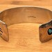 Vintage Pfarlene Spencer sterling silver cuff, Pfarlene Spencer hallmark — view 7 of 17