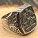 Vintage sterling silver signet ring — view 10 of 18