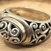 Art nouveau sterling silver ring — view 6 of 10