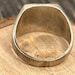 Vintage sterling silver signet ring — view 6 of 17