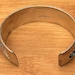 Vintage Pfarlene Spencer sterling silver cuff, Pfarlene Spencer hallmark — view 13 of 17