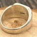 Vintage sterling silver signet ring — view 7 of 18