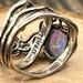 Mid century sterling silver ring, israel hallmark — view 8 of 10