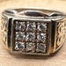 Art nouveau sterling silver ring — view 2 of 10