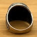 Sterling silver signet ring — view 5 of 10
