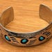 Vintage Pfarlene Spencer sterling silver cuff, Pfarlene Spencer hallmark — view 12 of 17