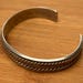 Vintage sterling silver cuff, mexico hallmark — view 2 of 9