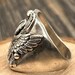 Vintage sterling silver signet ring — view 12 of 20