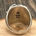 Vintage sterling silver signet ring — view 8 of 20