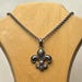 Antique sterling silver pendant — view 8 of 9
