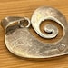Art deco sterling silver pendant — view 9 of 16