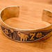 Vintage sterling silver cuff, mexico hallmark — view 5 of 10