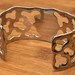 Mid century sterling silver cuff — view 5 of 17