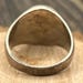 Vintage sterling silver signet ring — view 8 of 11