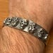 Victorian sterling silver cuff — view 11 of 20
