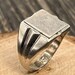 Vintage sterling silver signet ring — view 1 of 17