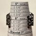 Art nouveau Forre sterling silver cuff, Forre hallmark — view 8 of 9