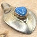 Vintage T. Benally sterling silver pendant, T. Benally hallmark — view 4 of 8