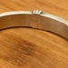 Vintage sterling silver bangle — view 8 of 10