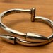 Vintage sterling silver bangle — view 4 of 20
