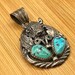 Vintage sterling silver pendant — view 6 of 10