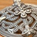 Mid century Kaunis Koru sterling silver pendant, kk hallmark — view 18 of 20