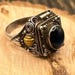 Antique sterling silver locket — view 3 of 10