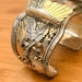 Vintage sterling silver cuff — view 10 of 13