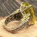 Vintage Michael Valitutti (Noble House / Gems en Vogue) vermeil ring, nh hallmark — view 4 of 13