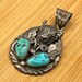 Vintage sterling silver pendant — view 5 of 10