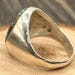 Mid century sterling silver signet ring — view 10 of 19