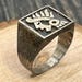 Vintage sterling silver signet ring — view 5 of 18