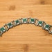 Vintage Carl Ruopoli sterling silver bracelet, c ruopoli hallmark — view 1 of 7