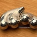 Mid century sterling silver brooch — view 7 of 10