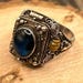 Antique sterling silver locket — view 6 of 10
