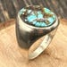 Mid century sterling silver signet ring — view 11 of 19