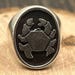 Vintage sterling silver signet ring — view 7 of 10