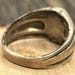 1990s sterling silver signet ring — view 7 of 16