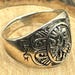 Vintage sterling silver signet ring — view 14 of 18