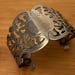 Art nouveau Forre sterling silver cuff, Forre hallmark — view 2 of 9