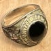 Mid century sterling silver signet ring — view 4 of 19